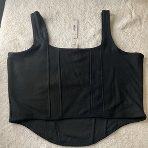 PINK Victoria's vintage Secret Black Crop Top